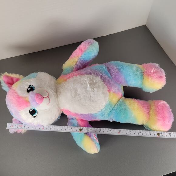 Build-A-Bear Great Wolf Lodge Rainbow Plush Cat 17" Stuffed Animal Toy 2021 - Picture 4 of 12